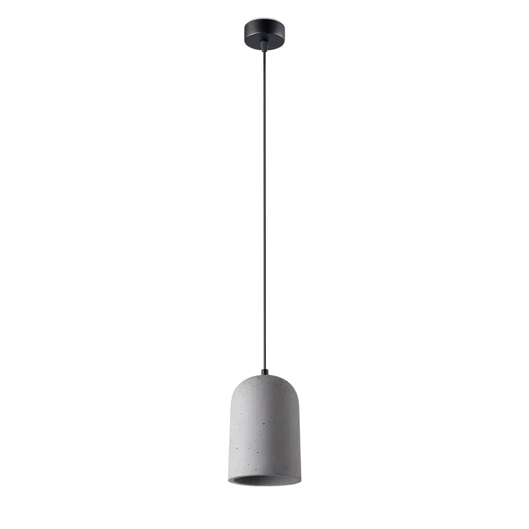LAMPA WISZĄCA NIMIS 1XE27 SZARY/CZARNY