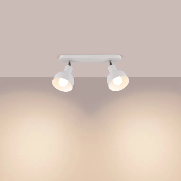 PLAFON ELBA 2 2XE27 BIAŁY