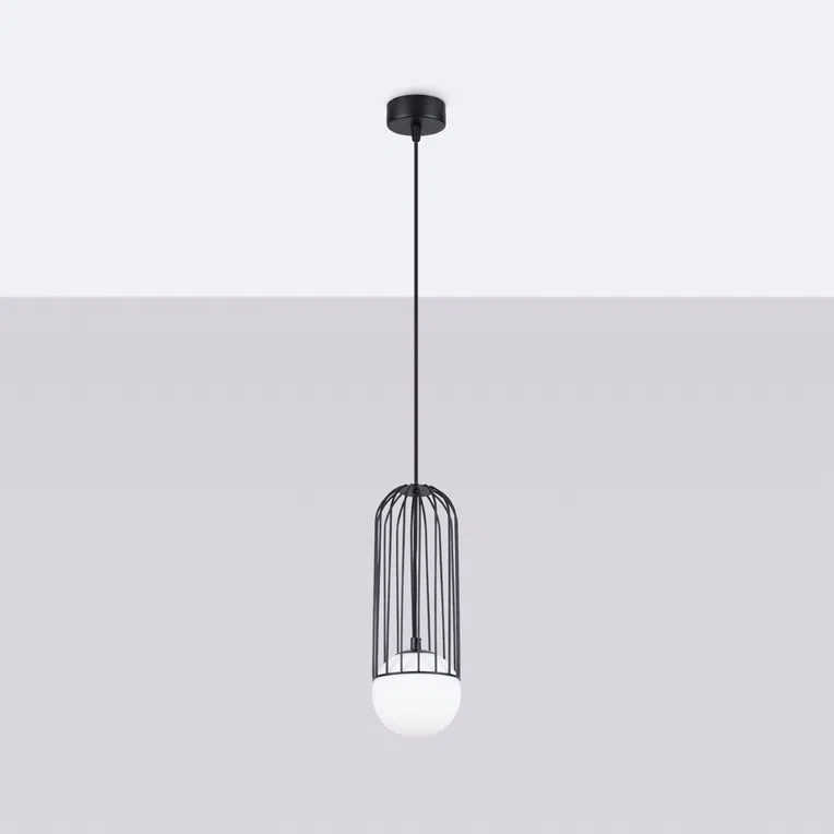 LAMPA WISZĄCA BRINA 1 1XG9 CZARNY