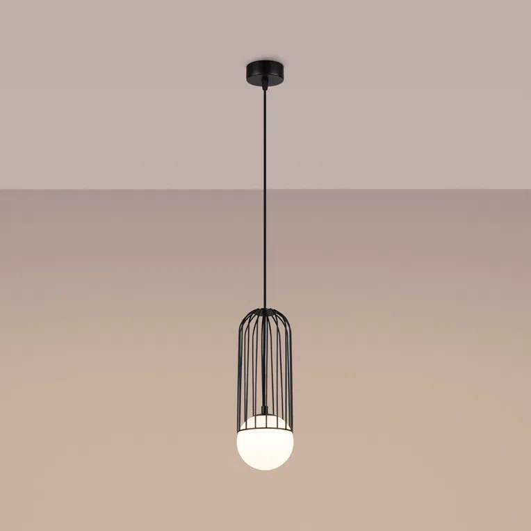 LAMPA WISZĄCA BRINA 1 1XG9 CZARNY