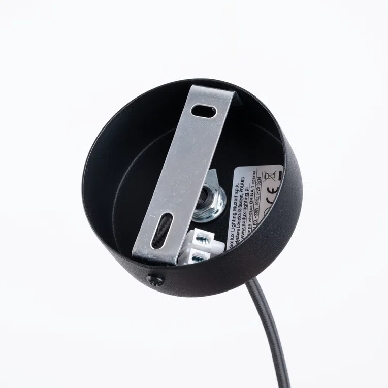 LAMPA WISZĄCA BRINA 1 1XG9 CZARNY