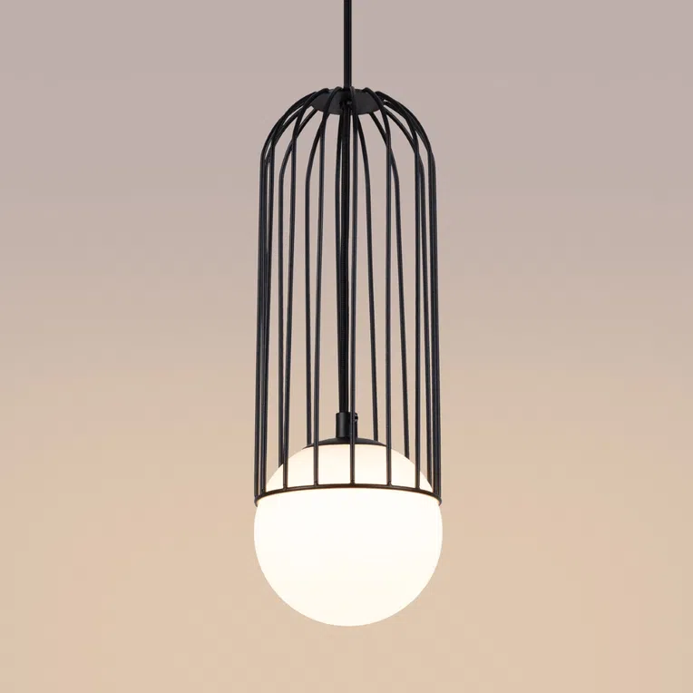 LAMPA WISZĄCA BRINA 1 1XG9 CZARNY