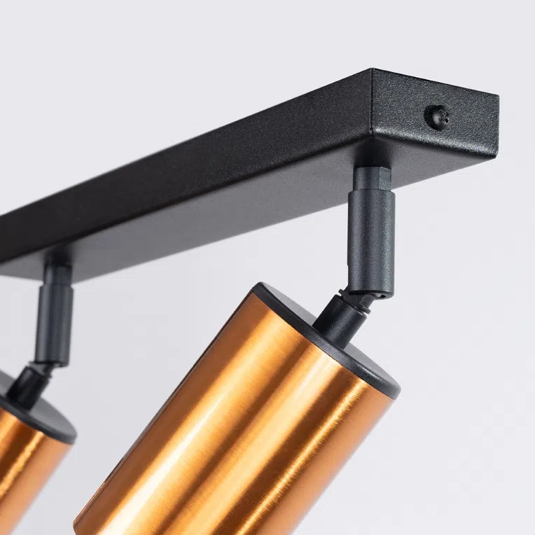 PLAFON WINX 2 2XGU10 CZARNY/MIEDŹ