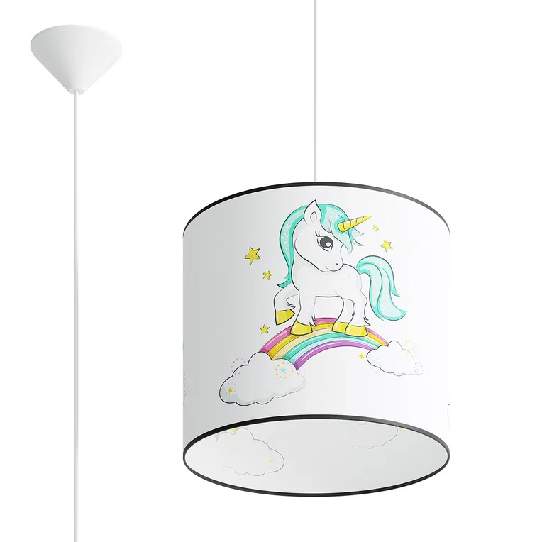 LAMPA WISZĄCA UNICORN 30 1XE27 WIELOKOLOROWY