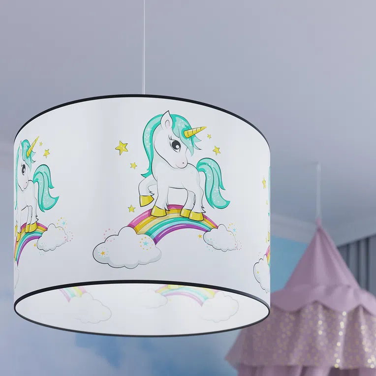 LAMPA WISZĄCA UNICORN 30 1XE27 WIELOKOLOROWY