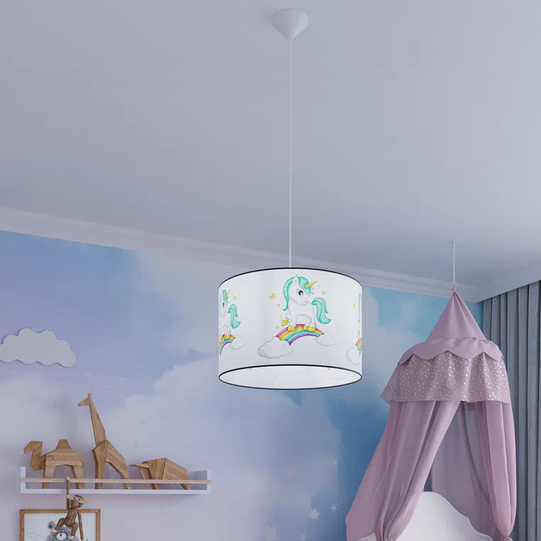 LAMPA WISZĄCA UNICORN 40 1XE27 WIELOKOLOROWY