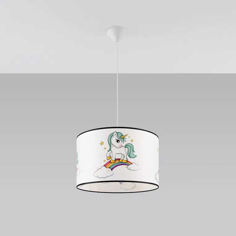 LAMPA WISZĄCA UNICORN 40 1XE27 WIELOKOLOROWY
