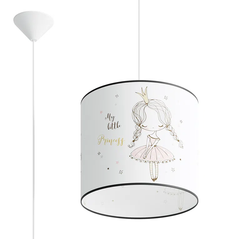 LAMPA WISZĄCA PRINCESS 30 1XE27 WIELOKOLOROWY