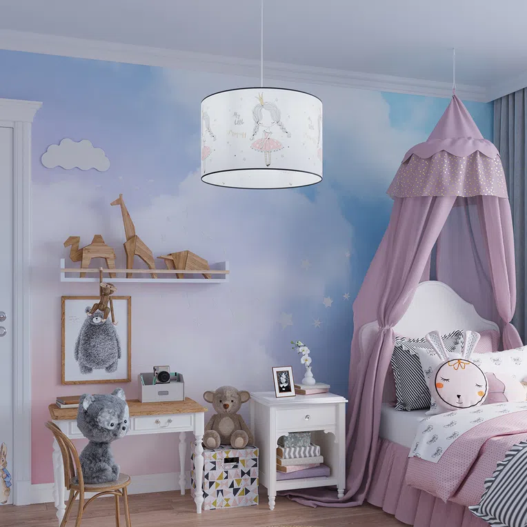 LAMPA WISZĄCA PRINCESS 30 1XE27 WIELOKOLOROWY