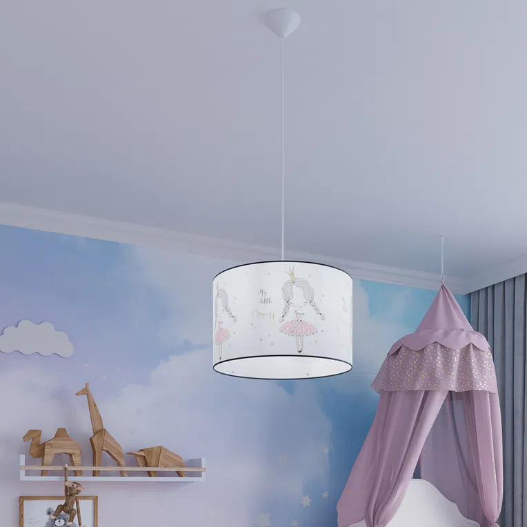 LAMPA WISZĄCA PRINCESS 30 1XE27 WIELOKOLOROWY