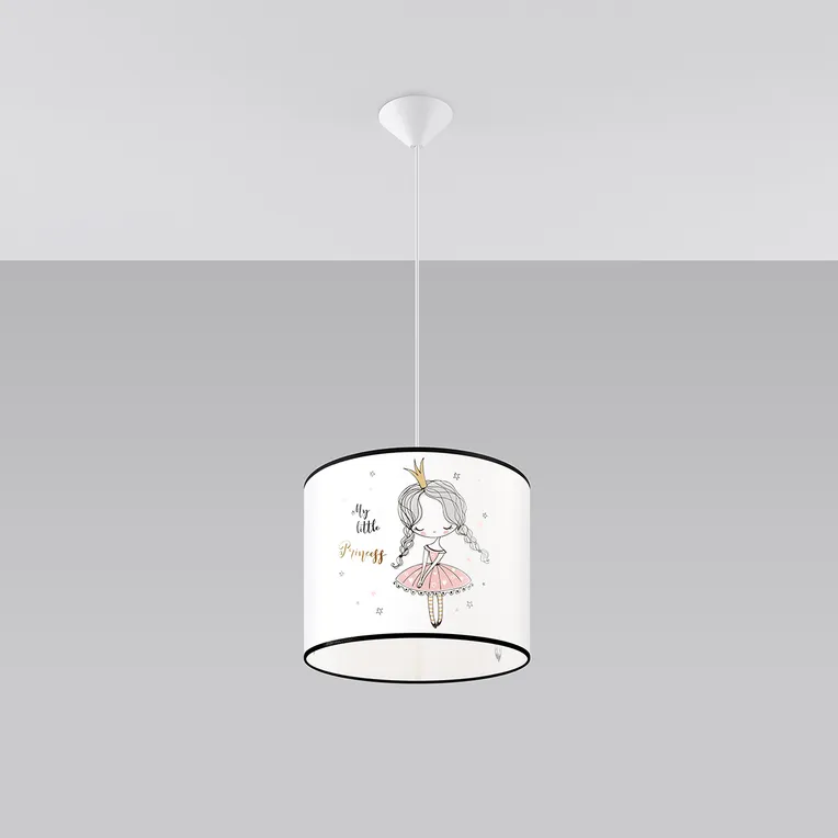 LAMPA WISZĄCA PRINCESS 30 1XE27 WIELOKOLOROWY