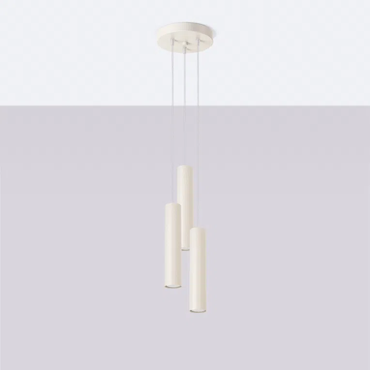 LAMPA WISZĄCA LAGOS SL.1482 P 3XGU10 BEŻOWY