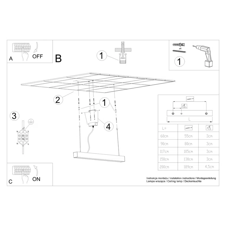 PLAFON PINNE 150 1XLED BIAŁY