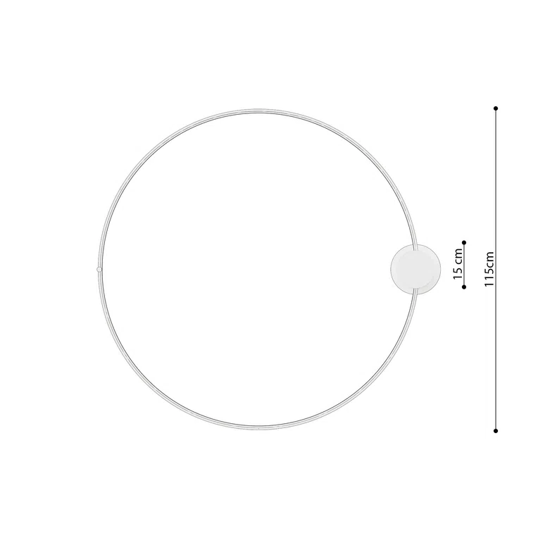 PLAFON RIO 110 LED 1XLED BIAŁY