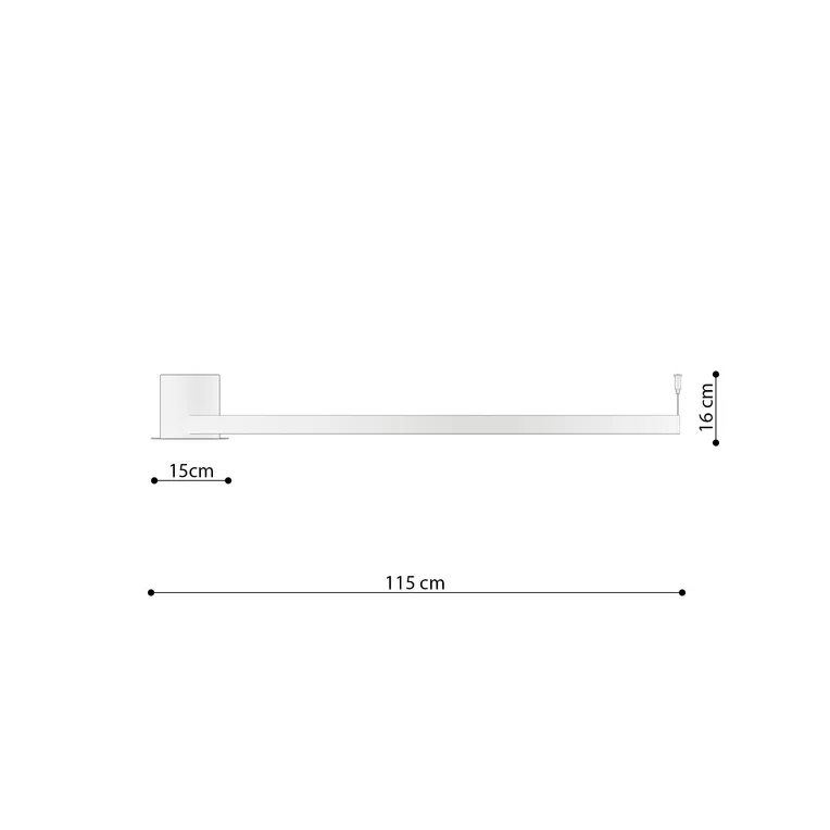 PLAFON RIO 110 LED 1XLED BIAŁY