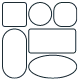 Szeroki wybór kształtów i kolorów