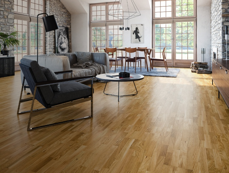 DESKA DĄB RUSTIC LAKIER STAND