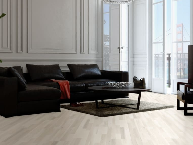 DESKA BARLINECKA JESION TRIEST LAKIER BIAŁY MAT