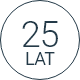 25 lat gwarancji