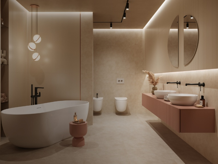 SABBATICAL MARIPOSA M TC　 Light Beige Tubądzin Mozaika ścienna Chenille beige hex 28,9x22,1